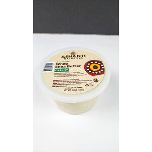 Ashanti 100% Natural White Shea Butter, Creamy, 15oz/425g